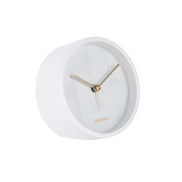 Budík Karlsson 5949WH, 12cm